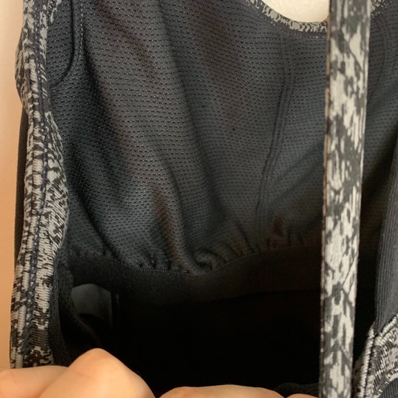 Athleta Black & Gray Prisma Strappy Back Tank Top - Picture 8 of 8